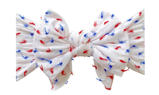 Baby Bling Clipped Dot DEB Headband - USA, Baby Bling, Baby Bling, Baby Bling 4th of July Headband, Baby Bling Bows, Baby Bling Clipped Dot DEB Headband - USA, Baby Bling Clipped Dot Patterne