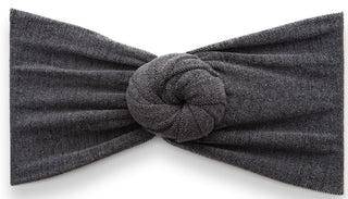 Baby Bling Heathered Bun-Charcoal, Baby Bling, Baby Bling, Baby Bling Bows, Baby Bling Bun Headband, Baby Bling Fall 2018 Release, Baby Bling headband, Baby Bling Knot Headband, Baby Bling to