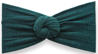 Baby Bling Heathered Bun-Forest Green, Baby Bling, Baby Bling, Baby Bling Bows, Baby Bling Bun Headband, Baby Bling Fall 2018 Release, Baby Bling headband, Baby Bling Knot Headband, Baby Blin