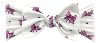 Baby Bling I Like Big Bows Printed Knot Headband *Basically Bows & Bowties EXCLUSIVE*, Baby Bling, Baby Bling, Baby Bling big Bows, Baby Bling Bows, Baby Bling Bows headband, Baby Bling Colla