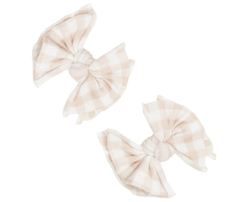 Baby Bling Petal Gingham Printed Baby FAB Clip Set, Baby Bling, Baby Baby Bling Headbands, Baby Bling, Baby Bling Baby FAB Clip Set, Baby Bling Clip Set, Baby Bling Clip Sets, Baby Bling FAB 