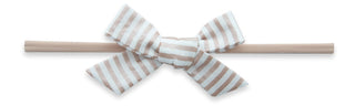 Baby Bling Rose Gold Stripe Cotton Bow Skinny Headband, Baby Bling, Baby Bling, Baby Bling Bows, Baby Bling Cotton Bow Skinny Headband, Baby Bling Fall 2019 Release, Baby Bling Headband, Baby