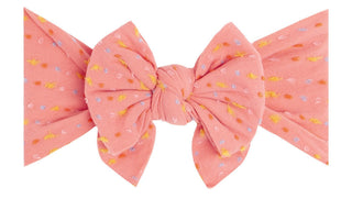 Baby Bling Shabby DEB Headband - Coral Rainbow Dot, Baby Bling, Baby Baby Bling Headbands, Baby Bling, Baby Bling Coral Rainbow Dot, Baby Bling Coral Rainbow Dot Shabby DEB Headband, Baby Bli
