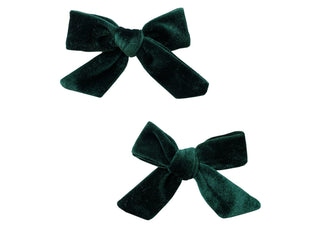 Baby Bling Velvet Clip Set - Forest Green, Baby Bling, Baby Bling, Baby Bling Black, Baby Bling Black Velvet Clip Set, Baby Bling Clip 2 Pack, Baby Bling Clip Set, Baby Bling Clip Sets, Baby 