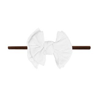 Baby Bling White / Brown Cable Knit Lil FAB Skinny Headband, Baby Bling, Baby Bling, Baby Bling Bows, Baby Bling Cable Knit Lil FAB Skinny Headband, Baby Bling Fall 2021, Baby Bling Headband,