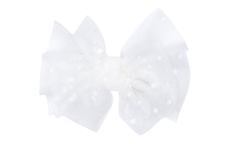 Baby Bling White Tulle FAB Clip, Baby Bling, Baby bling, Baby Bling FAB, Baby Bling FAB Clip, Baby Bling FAB-BOW-LOUS, Baby Bling Special Occasion Collection, Baby bling Spring 2021, Baby Bli