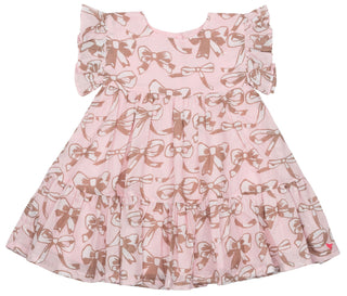 Pink Chicken Strawberry Cream Bows Baby Kit Dress, Pink Chicken, Baby Bow Dress, Bow Dress, Bows, Els PW 5060, Pink Chicken, Pink Chicken 2pc Set, Pink Chicken Bow Dress, Pink Chicken Kit 2pc