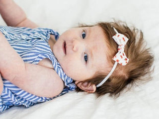 Baby Bling Mini Print 2pc Set-Ditsy Floral & Coral Stripe, Baby Bling, Baby Baby Bling Headbands, Baby Bling, Baby Bling Bows, Baby Bling Headband, Baby Bling Headbands, Baby Bling Mini Bow, 