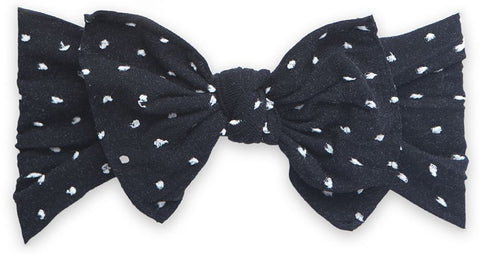 Baby Bling Black Shabby Dot Patterned Knot Headband, Baby Bling, Baby Bling, Baby Bling Black, Baby Bling Bows, Baby Bling Headband, Baby Bling Headbands, Baby Bling Knot, Baby Bling Knot Hea