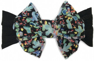 Baby Bling Cactus Jersey Bow Headband, Baby Bling, Baby Bling, Baby Bling Bows, Baby Bling Headband, Baby Headband, Baby Headbands, Cactus, Jersey Bow Headband, Headbands - Basically Bows & B