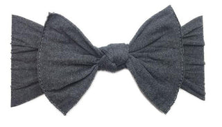 Baby Bling Charcoal Heather Grey Patterned Knot Headband, Baby Bling, Baby, Baby Bling, Baby Bling Bows, Baby Bling Headband, Baby Bling Knot, Baby Bling Knot Headband, Baby Headband, Baby He