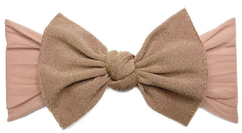 Baby Bling Metallic Knot Headband-Rose Gold, Baby Bling, Baby Bling, Baby Bling Bows, Baby Bling Headband, Baby Bling Knot Headband, Baby Bling Knot Headbandm, Baby Bling Metallic, Baby Bling
