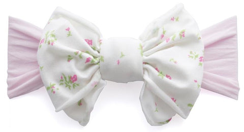 Baby Bling Ballet Pink Floral Jersey Bow Headband, Baby Bling, Baby Bling, Baby Bling Bows, Baby Bling Headband, Baby Headband, Baby Headbands, Floral Headband, Floral Jersey Bow, Headband, H
