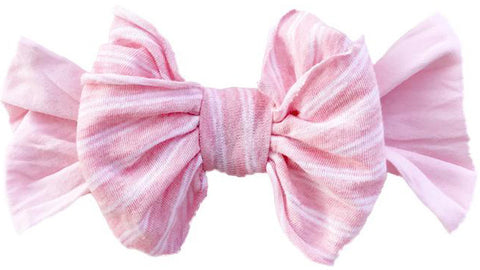 Baby Bling Pink Stripe Jersey Bow Headband, Baby Bling, Baby Bling, Baby Bling Bows, Baby Bling Headband, Baby Headbands, Headband, Headband for Baby, Jersey Bow Headband, Nylon Headband, Hea
