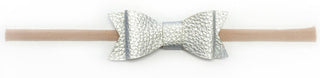 Baby Bling Leather Bow Tie Skinny Headband (20+ Colors), Baby Bling, Baby Bling, Baby Bling Bows, Baby Bling Headband, Baby Headbands, Headband, Skinny Baby Headband, Headband - Basically Bow
