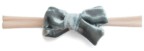 Baby Bling Teal Velvet Bow Skinny Headband, Baby Bling, Baby Bling, Baby Bling Bows, Baby Bling Headband, Baby Bling Headbands, Baby Bling Skinny Headband, Baby Bling Velvet, Baby Bling Velve