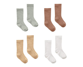 Quincy Mae Sock Set: Sage / Clay / Honey / Ivory, Quincy Mae, Quincy Mae, Quincy Mae AW20 Drop 1, Quincy Mae Fall 2020, Quincy Mae Sock Set, Quincy Mae Sock Set - Sage / Clay / Honey / Ivory,
