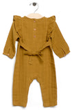 City Mouse Long Flutter Muslin Romper-Bronze, City Mouse, City Mouse, city mouse baby clothes, City Mouse Bronze, City Mouse Bronze Long Flutter Muslin Romper, City Mouse Clothing, City Mouse
