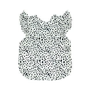 BapronBaby - Organic Dot Toddler Flutter Bapron, BapronBaby, Bapron Baby, Bapronbaby, Bapronbaby Bib, Bapronbaby Bibs, Black & White Dot, CM22, Dalamtion, Easter Basket Ideas, EB Baby, Flutte