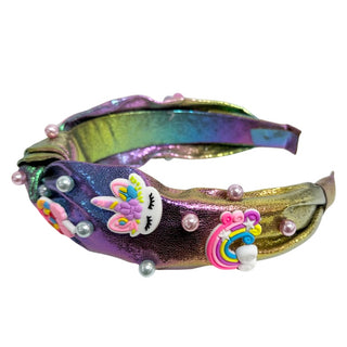 Bari Lynn 3D Unicorn Fun Charm Pearl Headband, Bari Lynn, Bari Lynn, Bari Lynn Charm Headband, Bari Lynn Headband, Bari Lynn Headbands, Candy Headband, Charm Headband, Rainbow, Rainbows, Unic