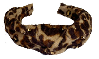 Bari Lynn Animal Print Knot Headband with Swarovksi Crystals, Bari Lynn, Animal Print Headband, Bari Lynn, Bari Lynn Animal Print, Bari Lynn Animal Print Knot Headband, Bari Lynn Headband, Ba