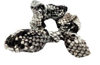 Bari Lynn Animal Print Silk Scrunchie with Swarovski Crystals, Bari Lynn, Bari Lynn, Bari Lynn Hair Accessory, Bari Lynn Scrunchee, Bari Lynn Scrunchie, Bari Lynn Velour, Bari Lynn Velour Scr