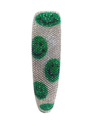 Bari Lynn Fully Crystal Smile Headband - Green, Bari Lynn, Bari Lynn, Bari Lynn Fully Crystalized Headband, Bari Lynn Headband, Bari Lynn Headbands, Bari Lynn Smile, Bari Lynn Smile Headband,