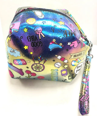 Bari Lynn Holographic Camp/Summer Cosmetic Bag, Bari Lynn, Bari Lyn Cosmetic Bag, Bari Lynn Cosmetic Bag, Bari Lynn Holographic Camp Summer Cosmetic Bag, Camp, Camp Bag, Camp Cosmetic Bag, Ca
