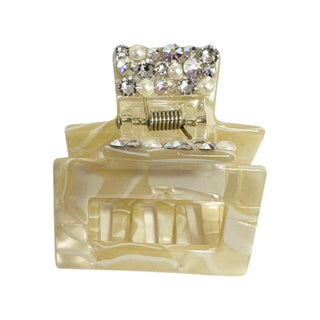 Bari Lynn Medium Swarovski Crystal Rectangle Claw Clip, Bari Lynn, Bari Lynn, Bari Lynn Claw Clip, Bari Lynn Hair Clip, Bari Lynn Swarovski Crystal Frosted Rectangle Claw Clip, cf-type-hair-c