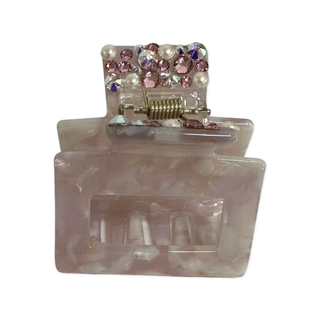 Bari Lynn Medium Swarovski Crystal Rectangle Claw Clip, Bari Lynn, Bari Lynn, Bari Lynn Claw Clip, Bari Lynn Hair Clip, Bari Lynn Swarovski Crystal Frosted Rectangle Claw Clip, cf-type-hair-c