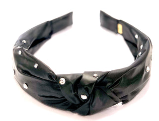 Bari Lynn Metallic Matte Twist Knot Headband with Crystals, Bari Lynn, Bari Lynn, Bari Lynn Black, Bari Lynn Champagne, Bari Lynn Headband, Bari Lynn Headbands, Bari Lynn Metallic Matte Twist