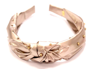 Bari Lynn Metallic Matte Twist Knot Headband with Crystals, Bari Lynn, Bari Lynn, Bari Lynn Black, Bari Lynn Champagne, Bari Lynn Headband, Bari Lynn Headbands, Bari Lynn Metallic Matte Twist