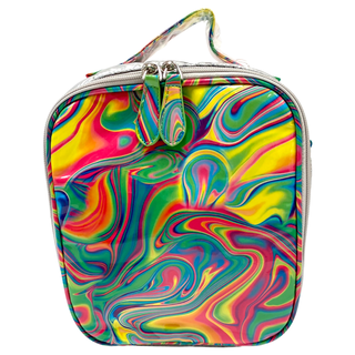 Bari Lynn Neon Rainbow Swirl Puffer Lunch Box, Bari Lynn, Back to School, Bari Lynn, Bari Lynn Lunch Box, Bari Lynn Lunchbox, Bari Lynn Neon Rainbow Swirl, Bari Lynn Neon Rainbow Swirl Puffer