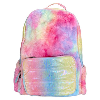 Bari Lynn Rainbow Faux Fur Backpack, Bari Lynn, Back Pack, Back to School, Backpack, Backpacks, Bari Lynn, Bari Lynn Back Pack, Bari Lynn Backpack, Bari Lynn Backpacks, Bari Lynn Rainbow Faux
