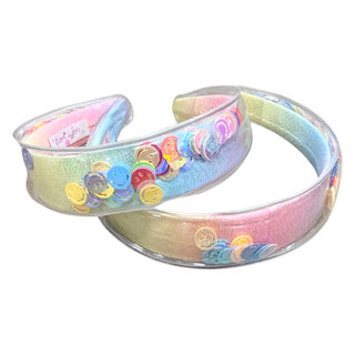 Bari Lynn Smiley Confetti Shaker Headband - Pastel, Bari Lynn, Bari Lynn, Bari Lynn Headband, Bari Lynn Headbands, Bari Lynn Smiley, Bari Lynn Smiley Confetti Shaker Headband, Smiley, Smiley 