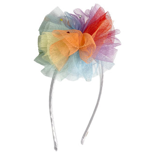 Bari Lynn Swarovski Crystal Tulle Flower Headband - Rainbow, Bari Lynn, Bari Lynn, Bari Lynn Headband, Bari Lynn Headbands, Bari Lynn Swarovski Crystal Tulle Flower Headband, Headband, Tulle 