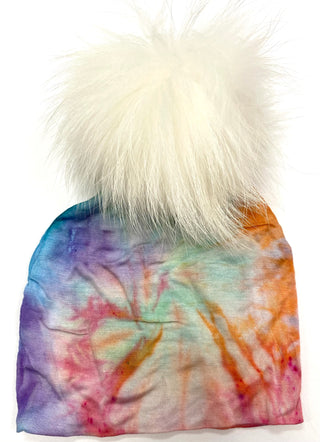 Bari Lynn Tie Dye Infant Hat w/Pom, Bari Lynn, , Hat - Basically Bows & Bowties