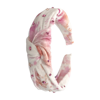 Bari Lynn Tie Dye Splatter Twist Knot Headband w/Crystals, Bari Lynn, Bari Lynn, Bari Lynn Headband, Bari Lynn Headbands, Bari Lynn Tie Dye, Bari Lynn Tie Dye Splatter Twist Knot Headband, Ba