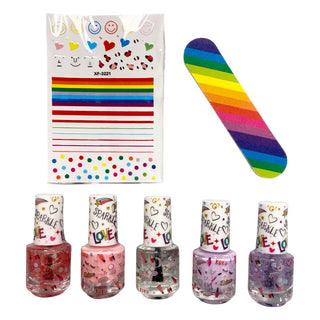 Water Based Peel-Off Nail Polish Set - Princess, Bari Lynn, Bari Lynn, Bari Lynn Nail Polish, Nail Polish, Nail Polish Set, Water Based Peel-Off Nail Polish Set, Water Based Peel-Off Nail Pol