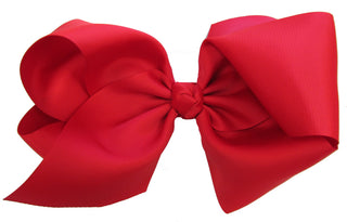 Peony Jum-Bow Hair Bow on French Barrette, Basically Bows & Bowties, cf-size-black, cf-size-navy, cf-size-pink, cf-size-red, cf-size-regal-purple, cf-type-hair-bow, cf-vendor-basically-bows-&