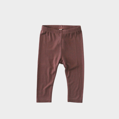 Babysprouts Basic Leggings in Rosewood