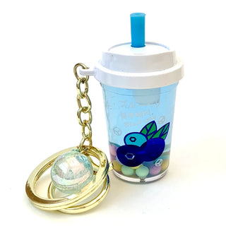 bcmini Double Cover Fruit Cup Charm Keyring, BCMINI, bcmini, Fruit Cup, Keychain, Stocking Stuffer, Stocking Stuffers, Keychain - Basically Bows & Bowties