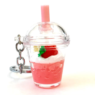 bcmini Fruit Top Boba 3D Charm Keyring, BCMINI, bcmini, Boba Tea, cf-type-keychain, cf-vendor-bcmini, Fruit Boba, Keychain, Stocking Stuffer, Stocking Stuffers, Keychain - Basically Bows & Bo