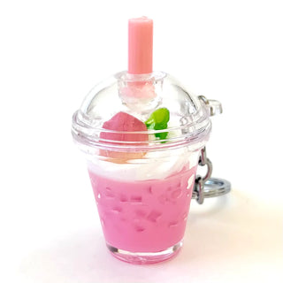 bcmini Fruit Top Boba 3D Charm Keyring, BCMINI, bcmini, Boba Tea, cf-type-keychain, cf-vendor-bcmini, Fruit Boba, Keychain, Stocking Stuffer, Stocking Stuffers, Keychain - Basically Bows & Bo