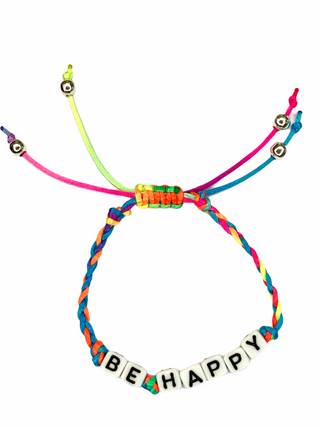 Friendship Bracelet - Be Happy Bright, Bead Me Silly, Bead Me Silly, Bead Me Silly Friendship Bracelet, Bead Me Silly Friendship Bracelet - Be Happy, Bead Me Silly Friendship Bracelet - Be Ha