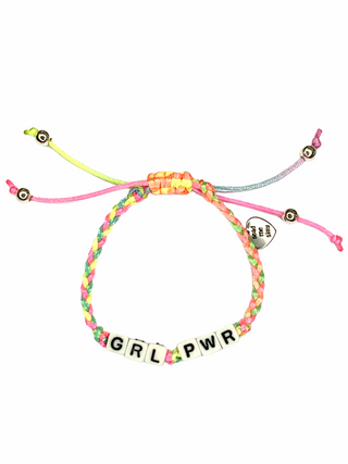 Friendship Bracelet - Girl Power Pastel, Bead Me Silly, Bead Me Silly, Bead Me Silly Friendship Bracelet - Girl Power, Bead Me Silly Friendship Bracelet - Girl Power Pastel, Bracelet, Friends