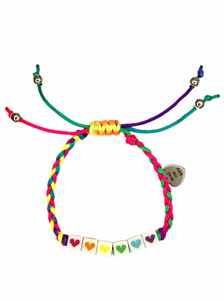 Friendship Bracelet - Hearts Bright, Bead Me Silly, Bead Me Silly, Bead Me Silly Friendship Bracelet, Bead Me Silly Friendship Bracelet - Hearts, Bead Me Silly Friendship Bracelet - Hearts Br