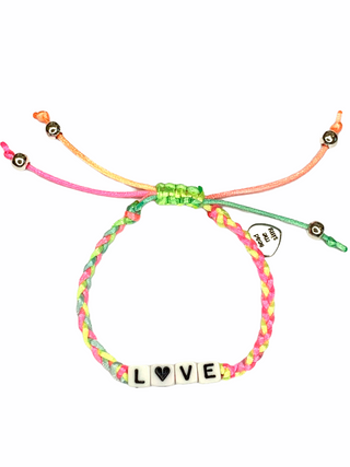 Friendship Bracelet - Love Pastel, Bead Me Silly, Bead Me Silly, Bead Me Silly Friendship Bracelet, Bead Me Silly Friendship Bracelet - Love, Bead Me Silly Friendship Bracelet - Love Pastel, 