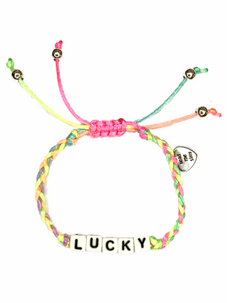 Friendship Bracelet - Lucky Pastel, Bead Me Silly, Bead Me Silly, Bead Me Silly Friendship Bracelet, Bead Me Silly Friendship Bracelet - Lucky, Bead Me Silly Friendship Bracelet - Lucky Paste