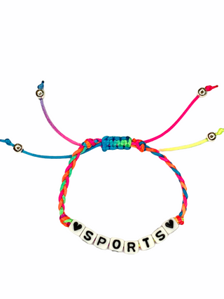 Friendship Bracelet - Sports Bright, Bead Me Silly, Bead Me Silly, Bead Me Silly Friendship Bracelet, Bead Me Silly Friendship Bracelet - Sports, Bead Me Silly Friendship Bracelet - Sports Br